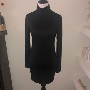 Turtleneck Mini Dress Tunic